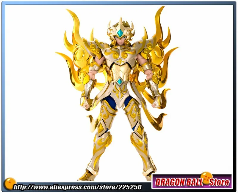 Японии аниме "Saint Seiya" оригинальные Bandai Tamashii Наций Санкт Ткань Миф EX Soul золота фигурку- лев aiolia Бог Ткань