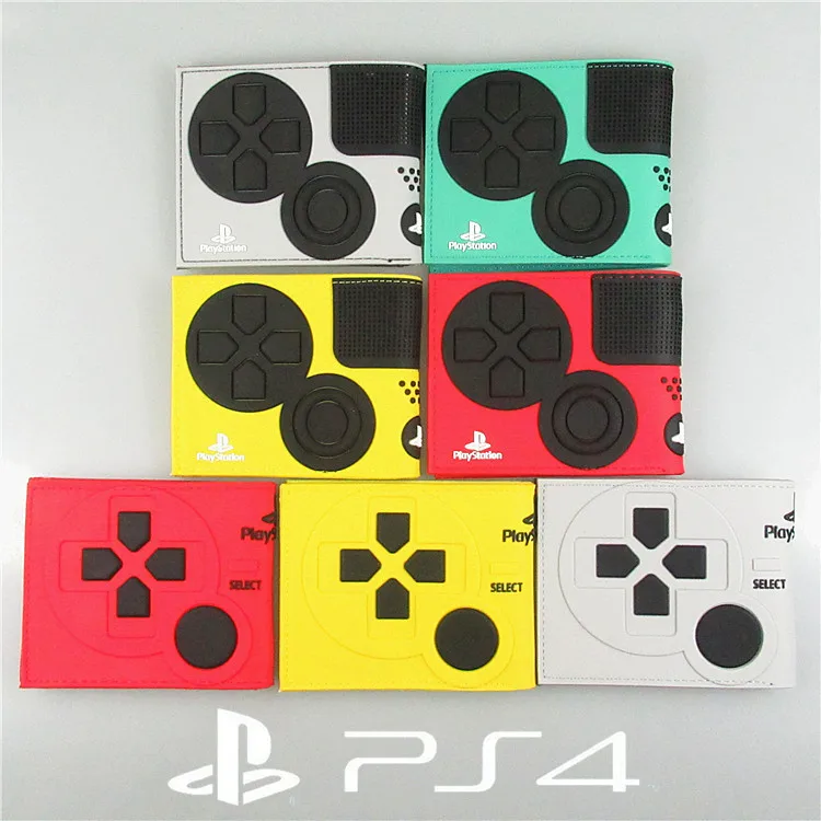 

The PlayStation 4 game model of the control button game joystick Wallet Anime print wallet unisex short wallet