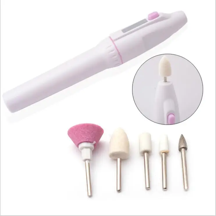 

Mini Nail Kit Portable Exfoliating Nail Polish Electric Pen Grinding
