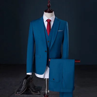 Men's Suit 2019 Korean Version of the New Slim Male Large Size Business Casual | Мужская одежда