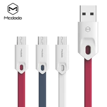 Mcdodo Gorgeous Micro USB Cable Fast Charging Mobile Phone Android Cable 1m 2m For Samsung HTC HUAWEI LG Data Cable 5V 2.4A