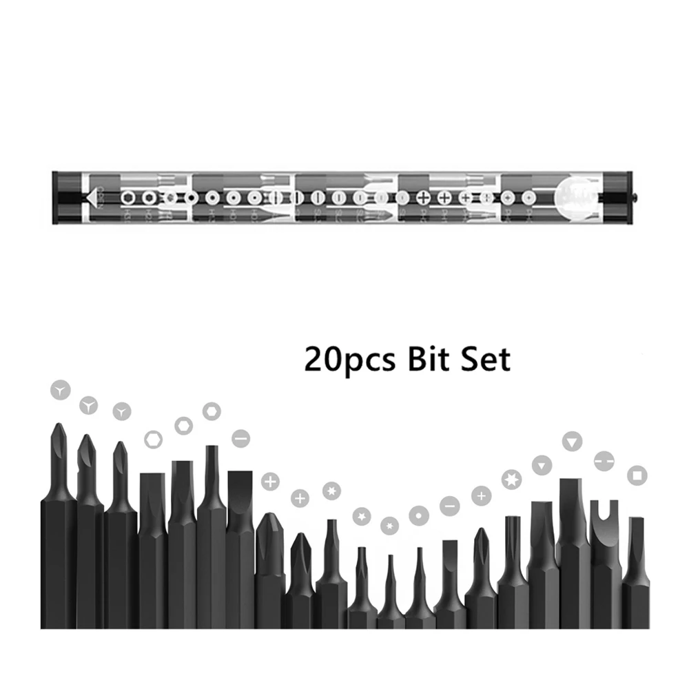 Wowstick 1P 1fs точность Электрическая отвертка сплав тела аккумуляторная батарея мощность 18-bit+ пакет коробки