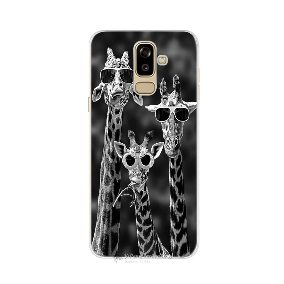 Мягкий чехол для телефона samsung Galaxy j8 j810f силиконовый чехол ТПУ чехол для samsung Galaxy j8 SM j810 бампер Coque - Цвет: Бежевый