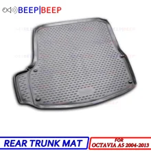 Для Skoda Octavia A5 2004-2013 автомобильный коврик для багажника, задний внутренний багажник, Грузовой лоток, напольный ковер, автомобильный Стайлинг, украшение интерьера, аксессуары