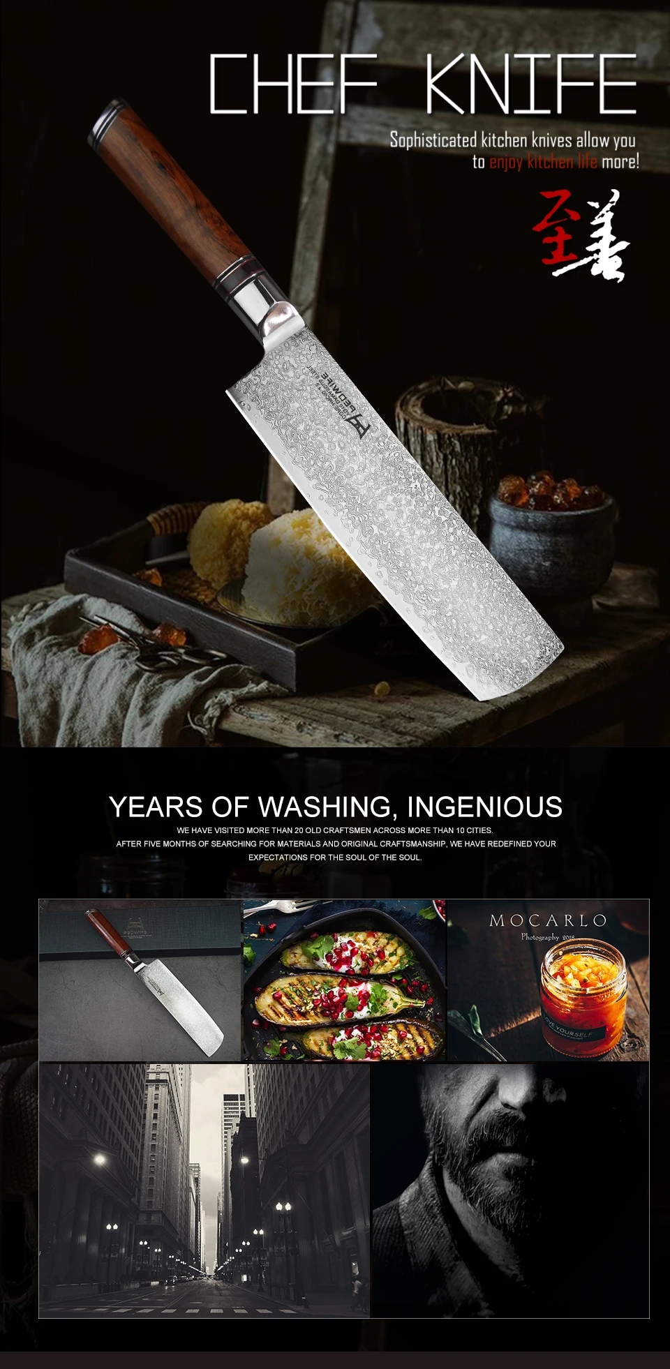 Нож из дамасской стали VG10 4 шт. набор кухонных инструментов 7," поварские ножи Santoku нож Nakiri 4" Фруктовые Ножи