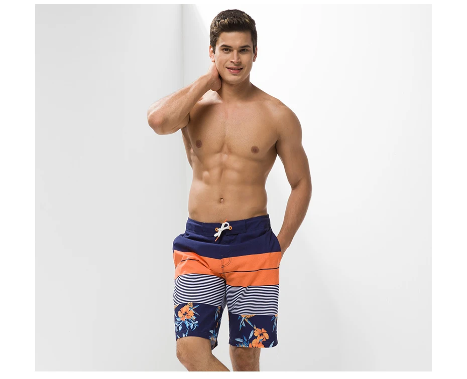 Gailang бренд высокое качество Для мужчин Мода, дизайн, удобная эластичная талия пляжные шорты Купальники для малышек Для мужчин печатных отдыха Шорты