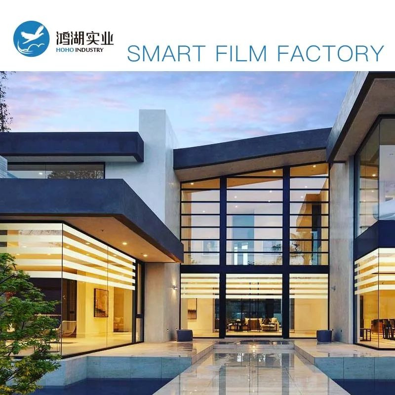 Smart PDLC Film White to Opaque Switchable Glass Film High quality Tint With (on/off switch)