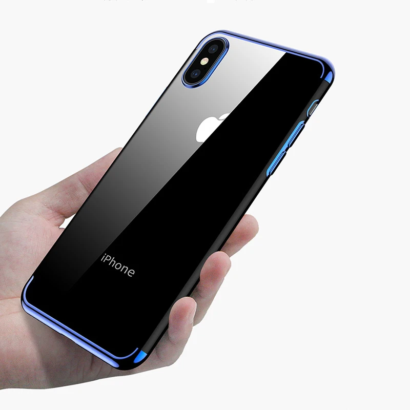 Умный Прозрачный чехол для IPhone 7 8 6 6S плюс X десять 10 7Plus 8Plus покрытие мягкие чехлы