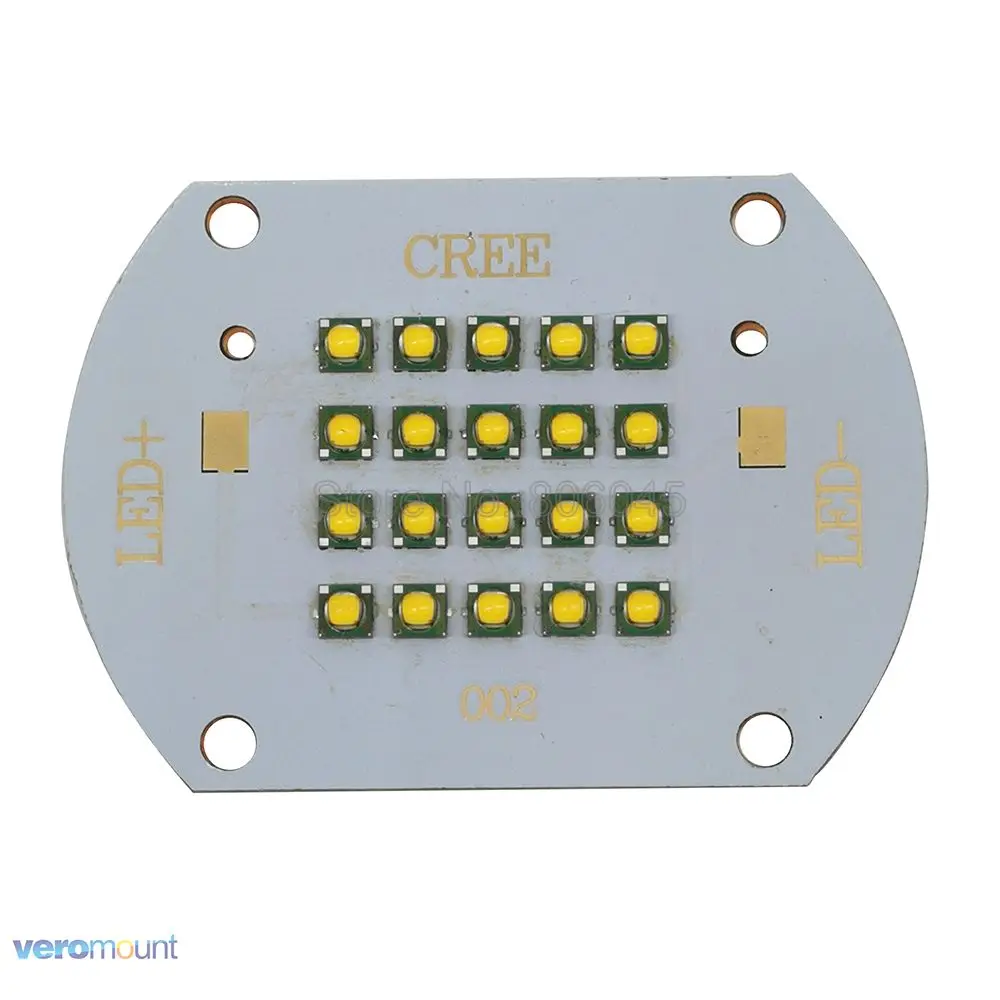 60 Вт Cree XP-E XPE теплый белый 3000 К мультичип 20 светодиодный s многокристальный светодиодный излучатель светильник DC 30-36 в 1600mA для уличного фонаря светильник ing