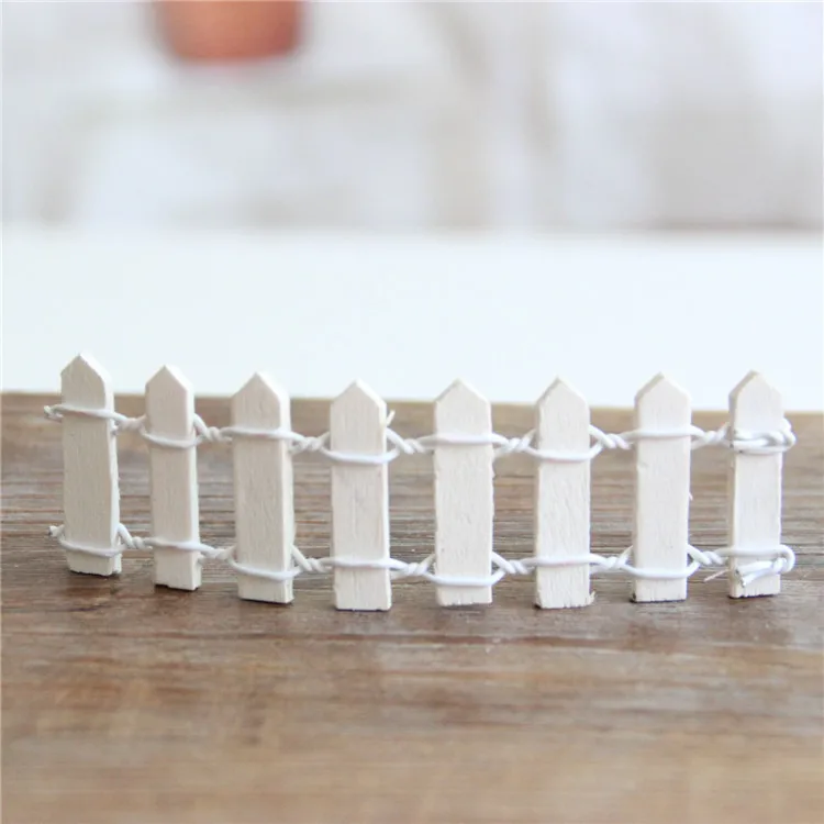 Miniature jardin clôture en bois et barrière bricolage accessoires de plantes pour succulentes terrarium décoration maison.jpg Clôture Facile décor