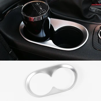 

For Mazda 3 Axela M3 2017 2018 ABS Matte Center Console Cup Drink Holder Cover Trim Panel Bezel Frame Garnish Molding Surround