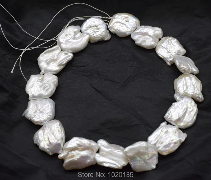 

Бусины для бижутерии, реборн Кеши, 20-26 мм, 15 дюймов