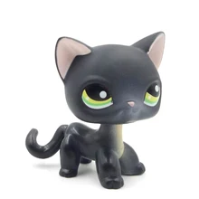 Пет шоп стоячки лпс игрушки редкие кошечку стоячки#336 pet shop short hair cat#336 original lps toys rare kitty stanchion free shipping