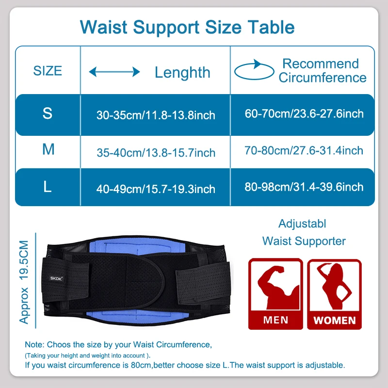 SKDK 1 шт. защита спортивной безопасности для талии дышащая эластичная поддержка талии для упражнений фитнес тренажерный зал обезболивающий бандаж для спины держатель для ремня