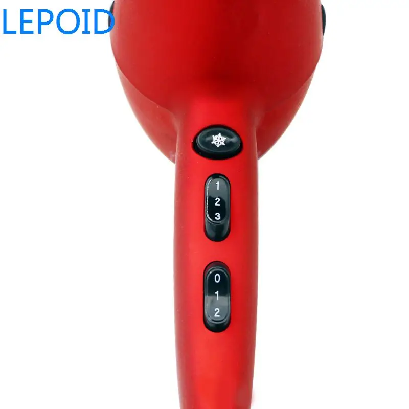 LEPOID электрические Фены для волос отрицательные ионы Профессиональный 7 передач сушильная машина без повреждения волос Высокая мощная