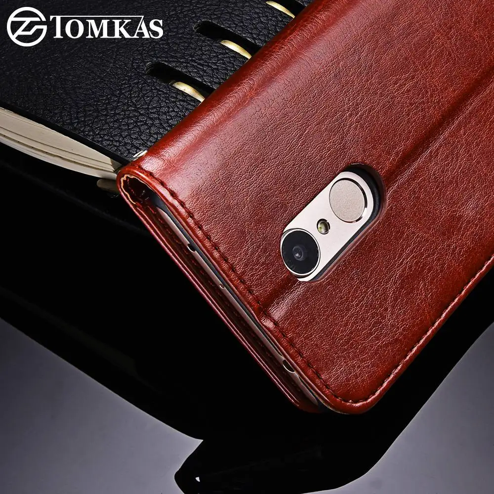 TOMKAS чехол для телефона из искусственной кожи Xiaomi Redmi 5 Plus Футляр Чехол Флип Бизнес