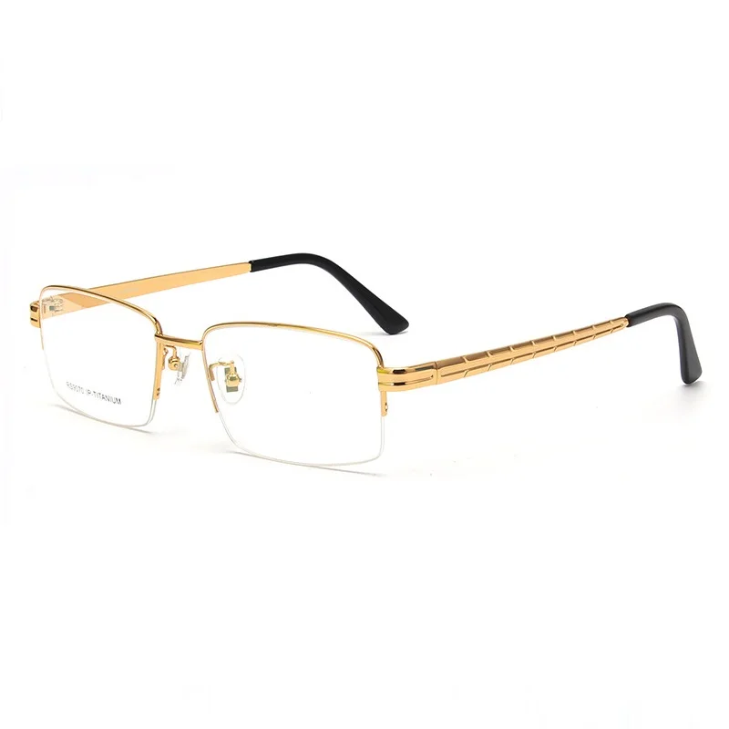 

width-142 Fashion big frame business men pure titanium stable optical prescription myopia spectacle eyeglass frames male eyewear