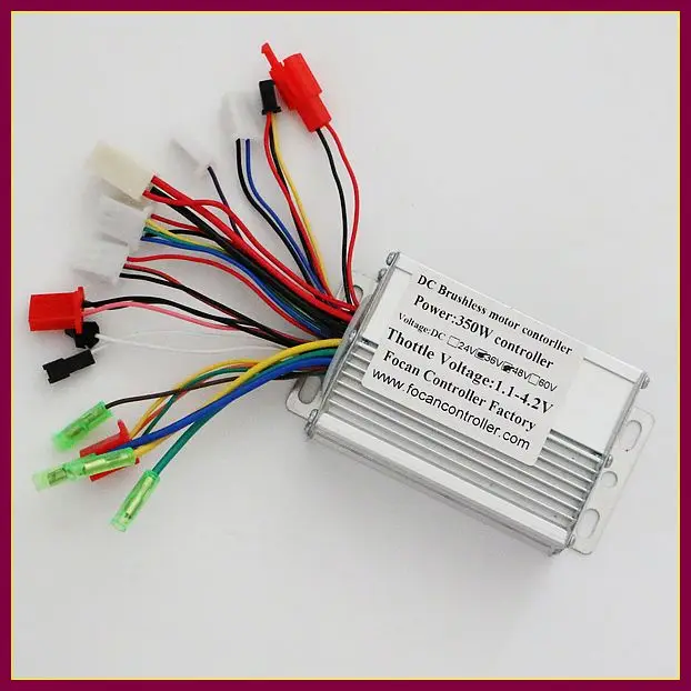 6mosfet 17A 36V/48V 350W Sensor/Sensorless Brushless DC Motor