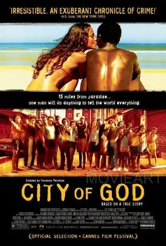 

CITY OF GOD MOVIE SILK POSTER Wall painting 24x36inch