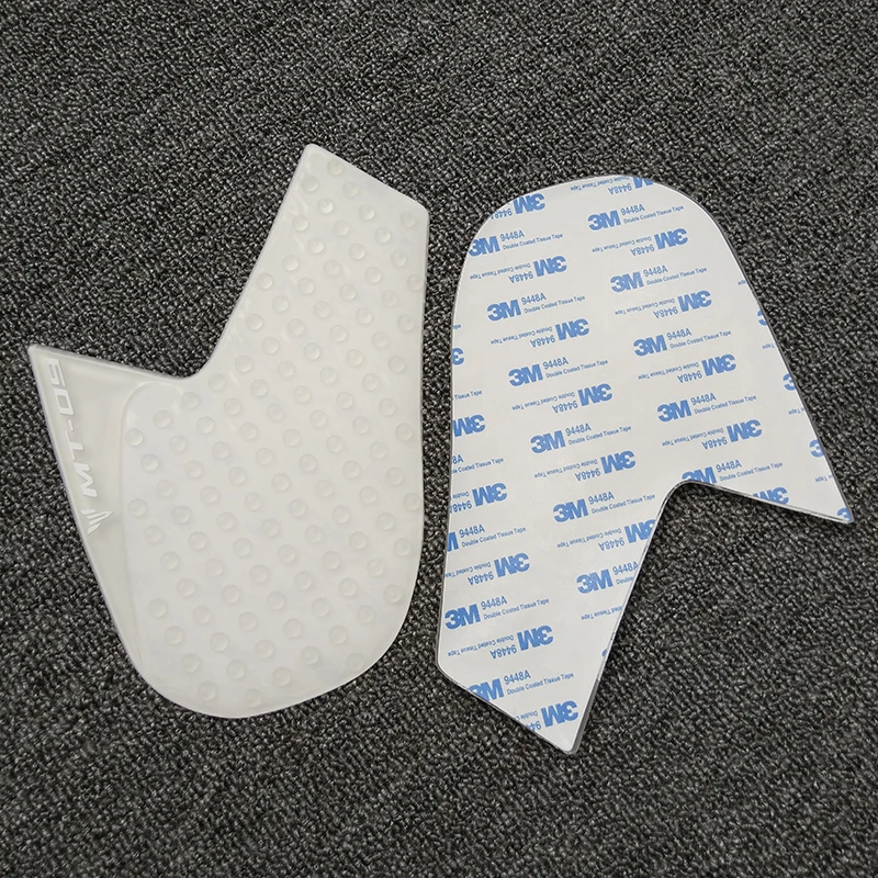 MTImport For Yamaha MT-09 MT 09 MT09 2014-2018 MT-09 Transparent Anti slip Fuel Tank Pads Side Gas Knee Grip Traction Pad New (2)