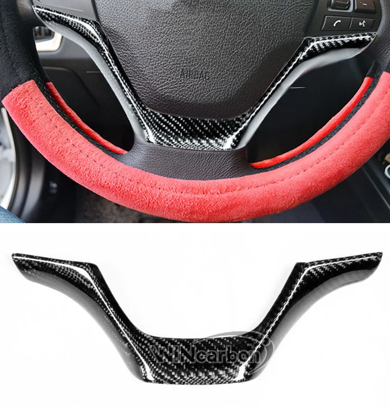 

Carbon Fiber Steering Wheel Trim Cover for BMW F30 F35 3-SERIES F20 1-SERIES 2011UP