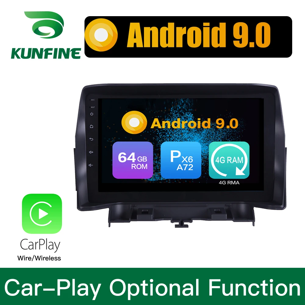 

Android 9.0 Ram 4G Rom 64G PX6 Cortex A72 Car DVD GPS Multimedia Player Car Stereo For FORD Kuga Radio Headunit