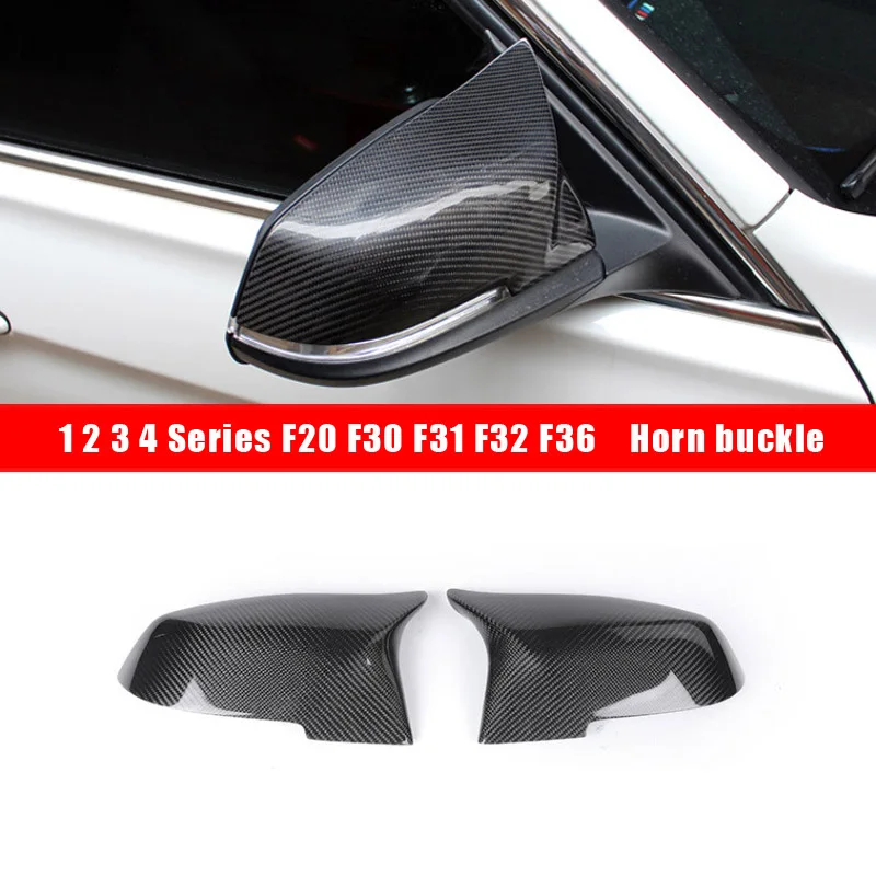 

For BMW 1 2 3 4 Series F20 F30 F31 F32 F36 2012 - UP 320i 328i 330d 335i M3 M4 Look Replacement style Carbon Fiber Mirror Cover