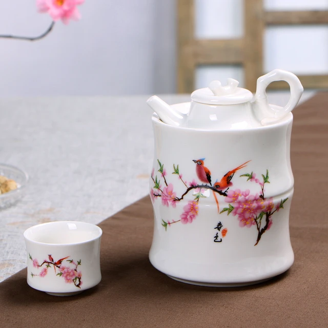 Auspicious Crane Painting Wine-Warmer Old-Fashioned Ceramic Electric  Heating Japanese Hot Wine Liquor Wine Glass Chinese Style - AliExpress