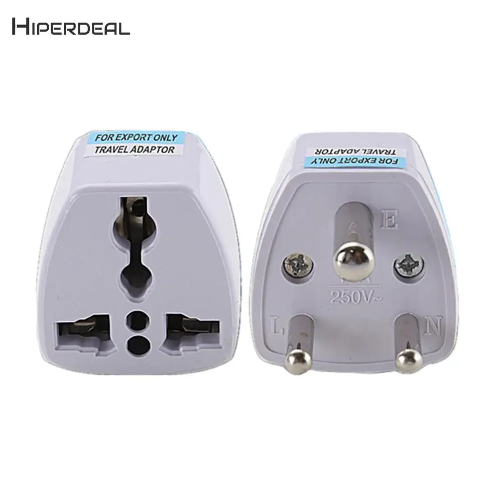 

Universal Plug UK/US/EU/AU to Little South Africa 3 pin Travel Power Adapter Plug International Plug Traver Kits QIY09 D05