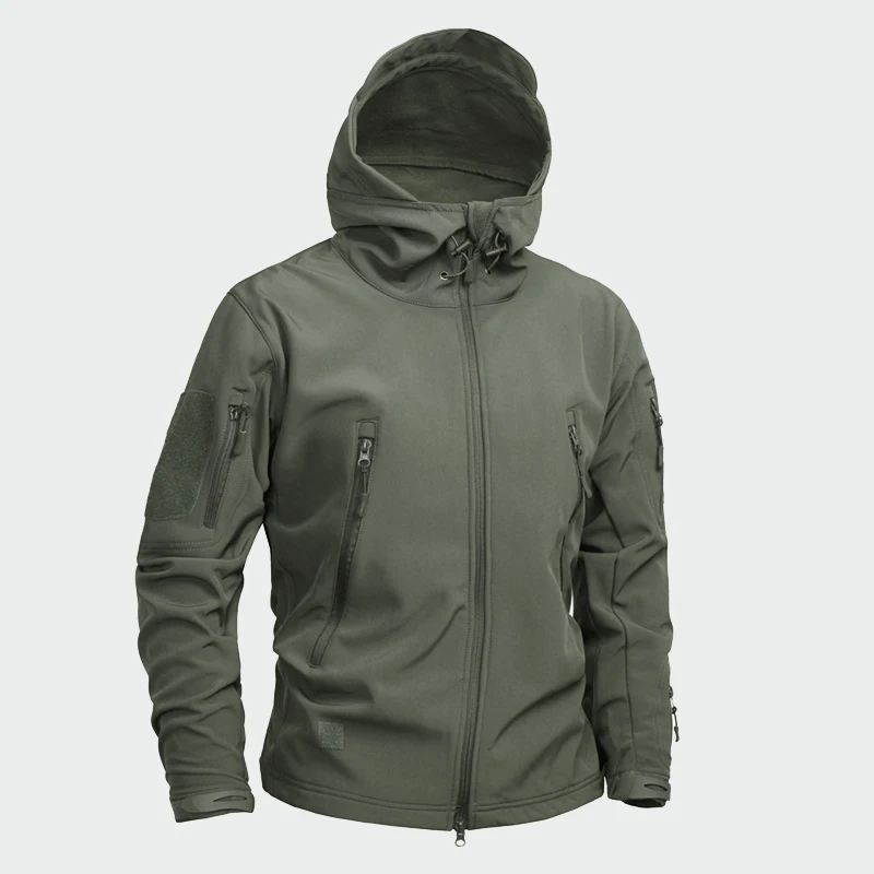 

New Men's Military Jackets New Army Tactical Sharkskin Softshell Autumn Winter Outerwear Camouflage Jacket and Coats DA040