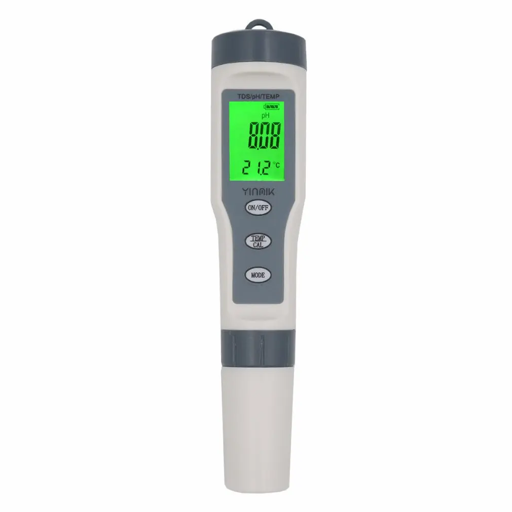 

Multifunctional PH/TDS/Temp Meter Temperature Tester Pen Conductivity Water Quality Measurement Tools Tester Drop Shipping