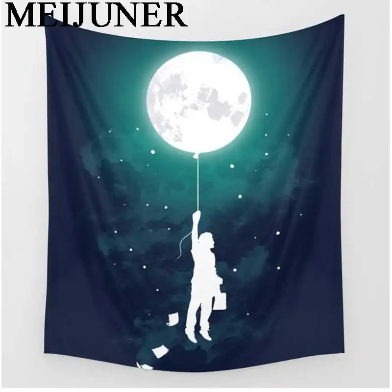 Meijuner Indian Wall Tapestry Wall Hanging Blanket Tarot Custom