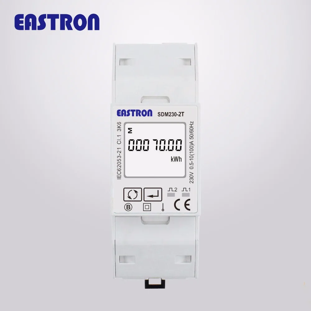 SDM230 2T Средний однофазный измеритель энергии 220/230 В выход импульса/Modbus RS485