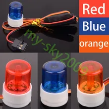 Blue Red Orange Police Night Flash Bright 5V LED Lights for 1:10 RC Model Car Truck HSP Redcat HIMOTO Racing LED502