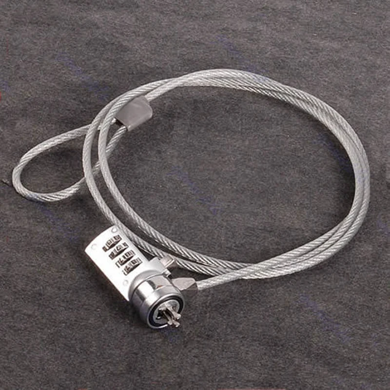 Lock 4 Digital Computer Thumb Roll Lock Security Password Anti theft
