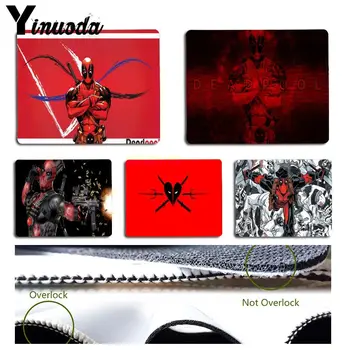 

Yinuoda Top Quality Deadpool Mask Computer Gaming Mousemats Computer Gaming Mouse Pad Gamer Play Mats Version Mousepad