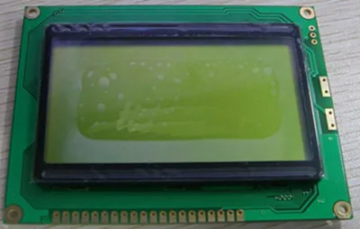 

NoEnName_Null 20PIN Yellow Green COB 12864 LCD KS0108 Controller Compatible for HD61202 (Without Character / Backlight) 5V 3.3V