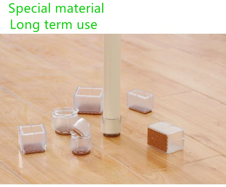 

10PCS/Lot Table Foot Chair Foot Cover Table Foot Protection Pad Wooden Floor Protection Chair Leg Protector Mildew Proof