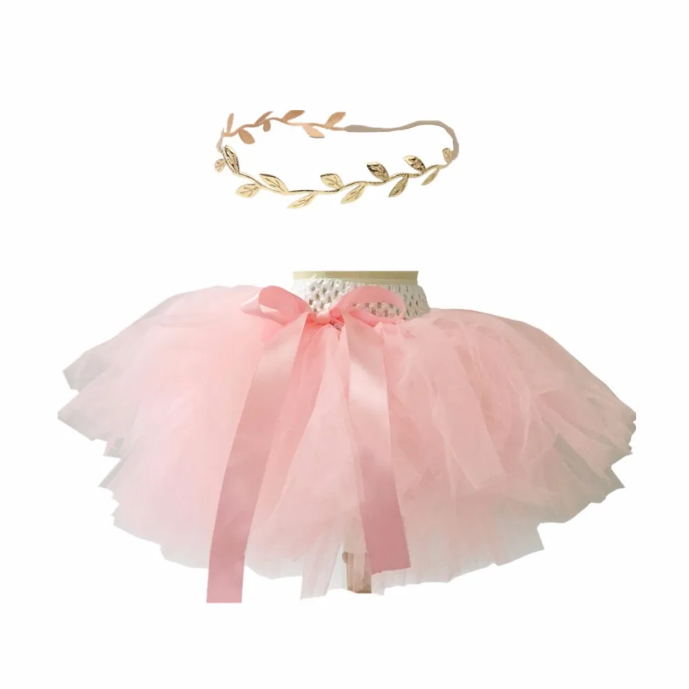 Pink And Gold Tutu Set Headband Outfit Gold Tutu Pink And Gold Tutu