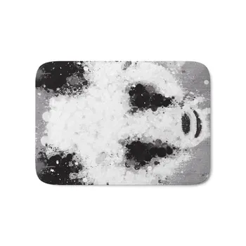 

Panda Paint Bath Mat Carpets Living Room Dust Proof Door Mats Home Decor