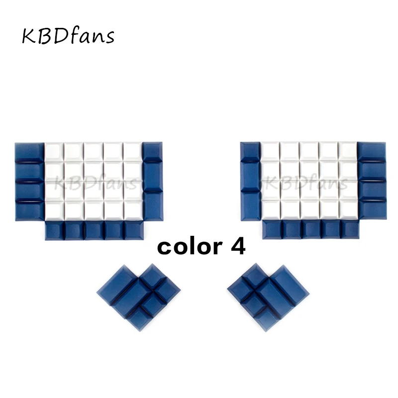 Beste Ergodox pbt keycaps wit dsa pbt blank keycaps voor ergodox mechanische gaming toetsenbord dsa profiel