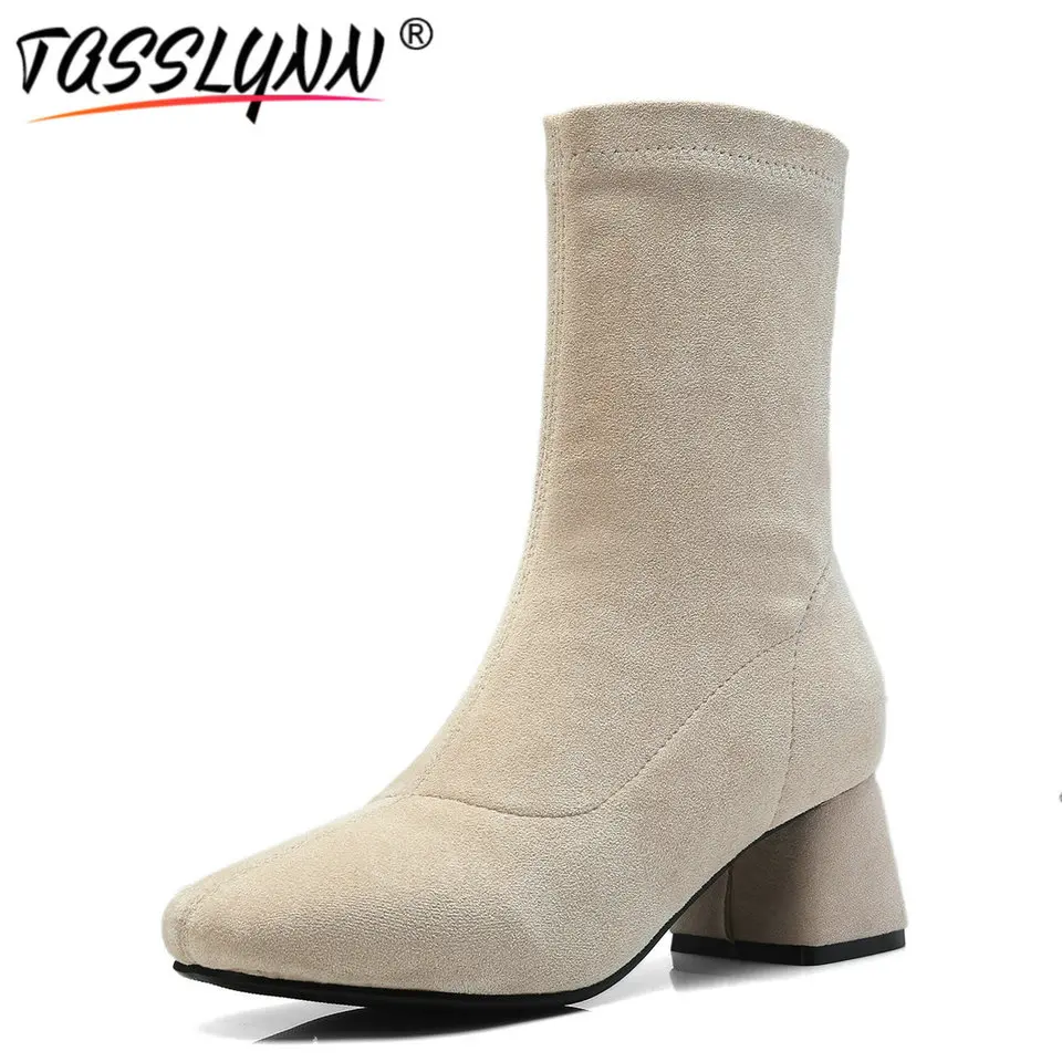 ELEGANT WOMEN/'S STIVALETTI CAMOSCIO ZIP Scarpe a Punta i tacchi a Spillo Scarpe Multi Color