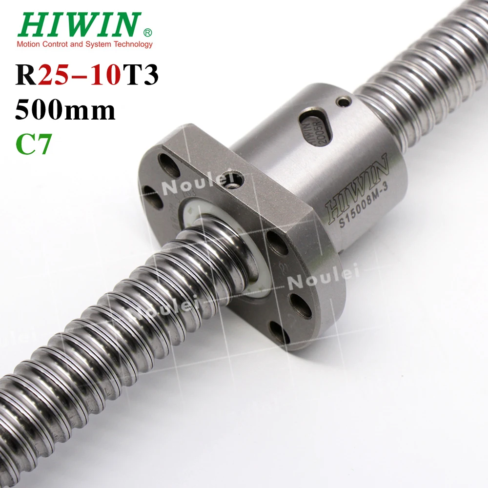 HIWIN Ball Screw 2510 C7 CNC Anti Backlash 10mm Lend with Ball Nut