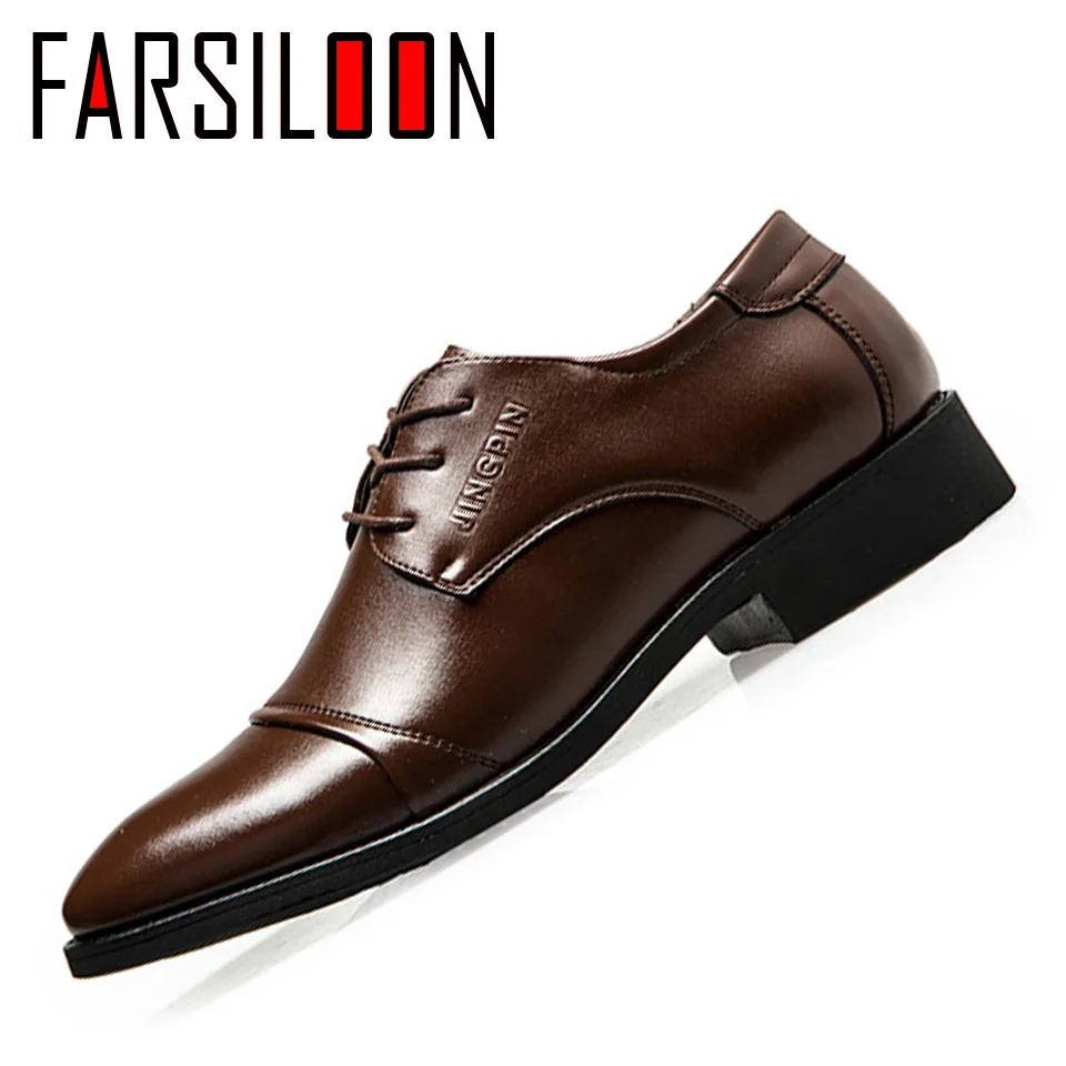 

Spring New Casual Comfortable Soft Waterproof Shoes Men's Business Dress Shoes Fashion Trend Autumn Solid JLL017
