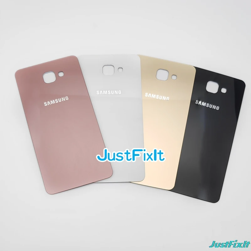 Замена крышки батареи для SAMSUNG Galaxy A9 2016 A910 A900F A910F Задняя крышка Дверь стеклянная