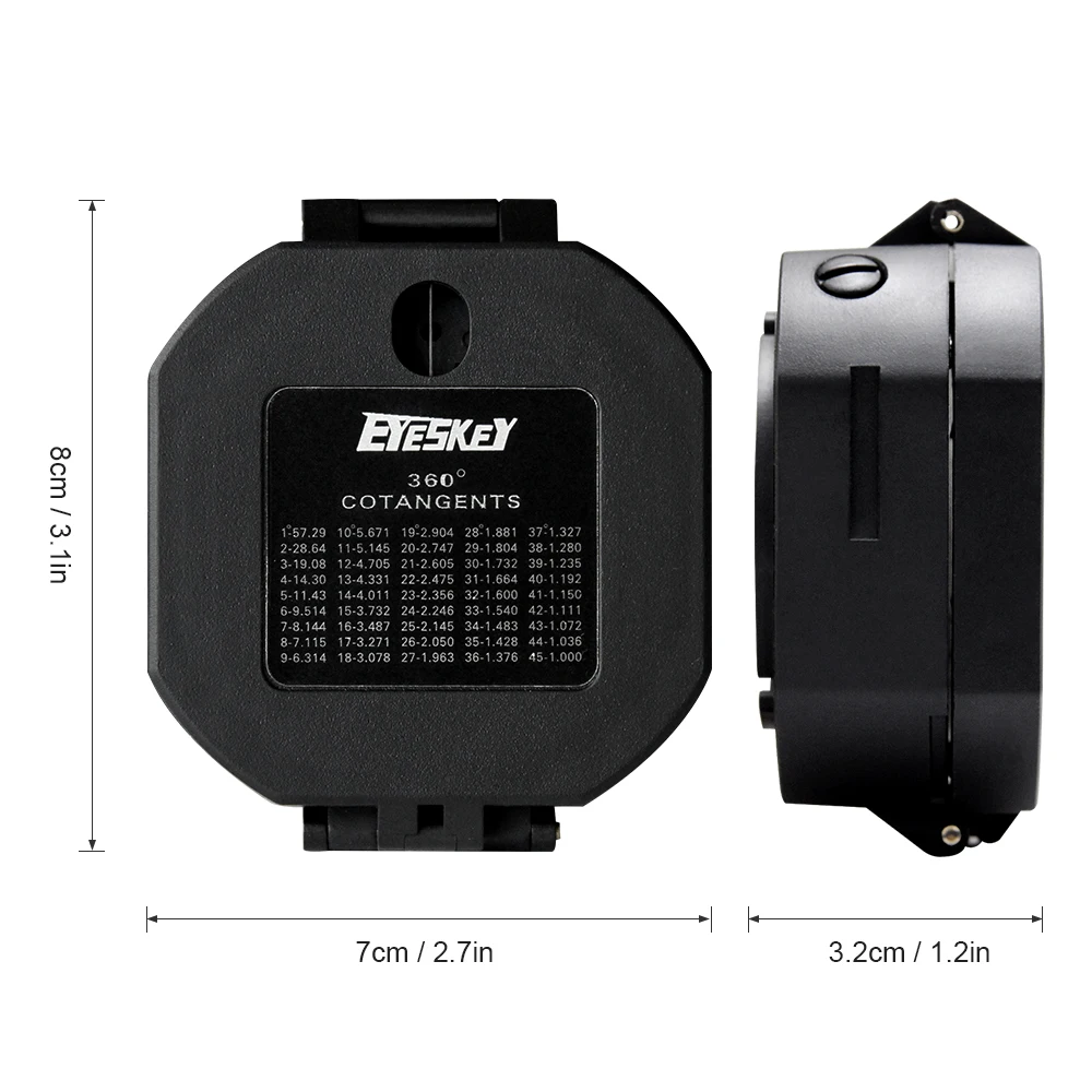 Мини-геологический Компас для кемпинга на открытом воздухе, походов, путешествий, экстренных ситуаций, выживания, навигации, водонепроницаемый, разведочный компас