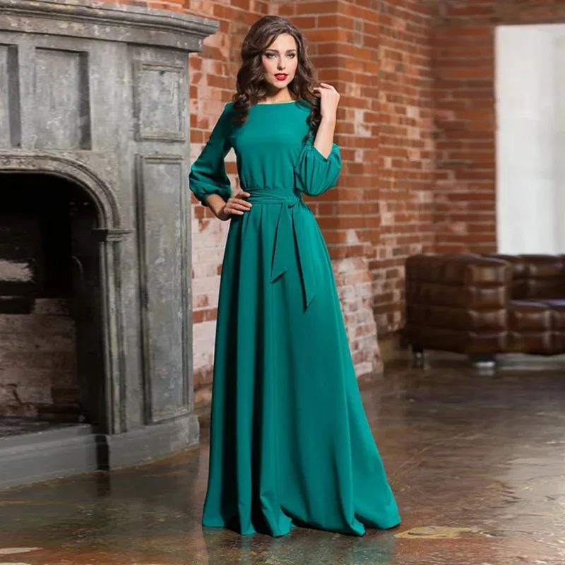 Green Formal Party Dresses for Women