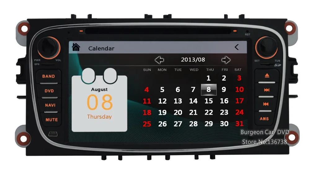 Excellent Factory Price Car DVD Player For FORD Mondeo Focus 3 S-Max C-Max Galaxy Kuga GPS Navigation System 3G WIFI USB Radio Bluetooth 39
