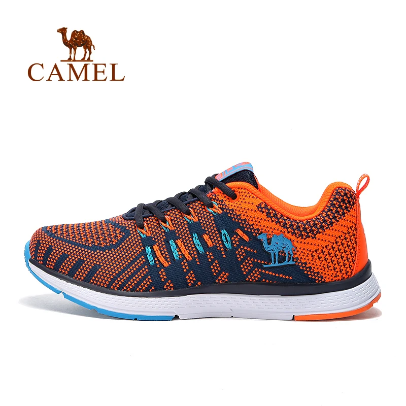 CAMEL/мужская летняя разноцветная обувь для бега на шнуровке, качественные удобные легкие дышащие сетчатые спортивные Прогулочные кроссовки