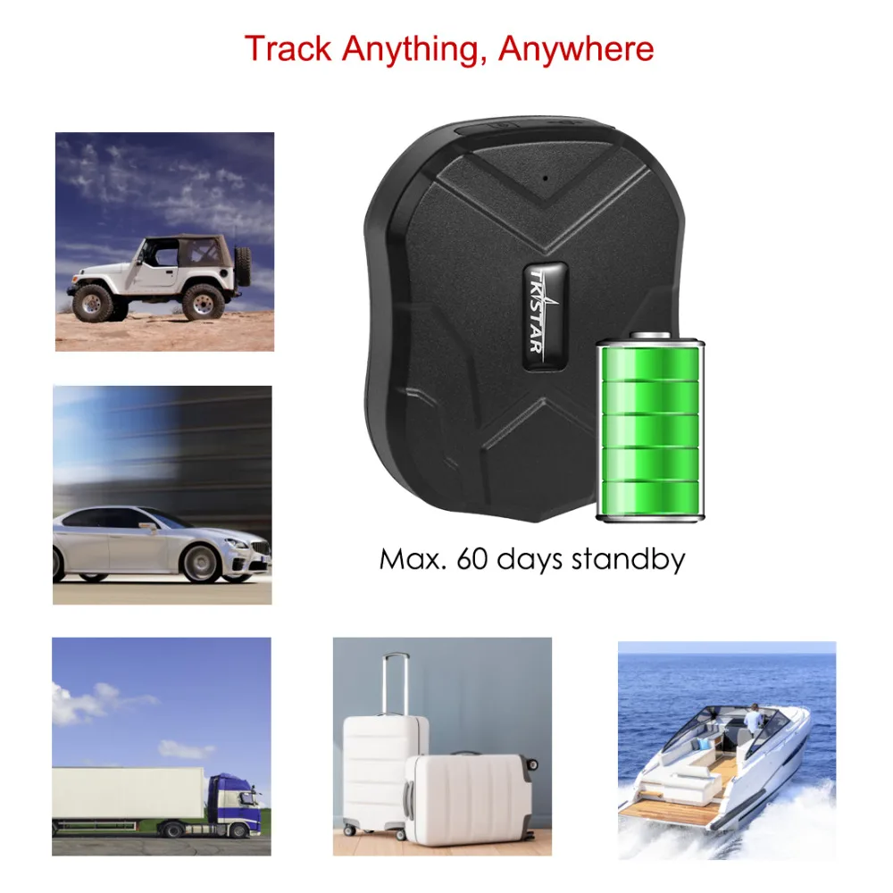 3g gps трекер Автомобильный 60 дней в режиме ожидания Tkstar TK905 2G/3g локатор